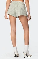 Edikted Lenorah Plaid Boxer Short