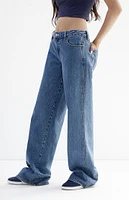 PacSun Casey Medium Wash Low Rise Baggy Jeans