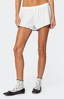 Edikted Chelsey Pointelle Shorts