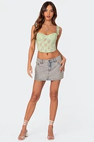 Edikted Amaya Sheer Lace Corset