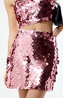 Glamorous Sequin Mini Skirt