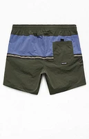 Maui & Sons Granite Colorblock 5.5" Swim Trunks