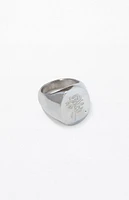 PacSun Rose Signet Ring