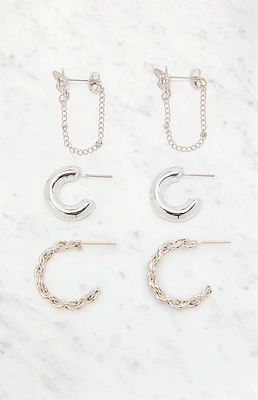 LA Hearts 3 Pack Celestial Earrings
