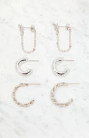 LA Hearts 3 Pack Celestial Earrings