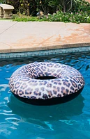 PoolCandy Inflatable Leopard Print Jumbo Pool Tube