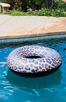 PoolCandy Inflatable Leopard Print Jumbo Pool Tube