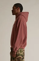 Fear of God Essentials Crimson Heavy Fleece Hoodie