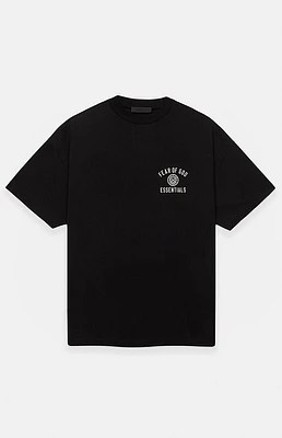 Fear of God Essentials Black University Crew Neck T-Shirt