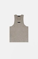 Kids Fear of God Essentials Heather Grey Tank Top