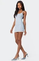 Edikted Vivian Layered Lace Mini Dress