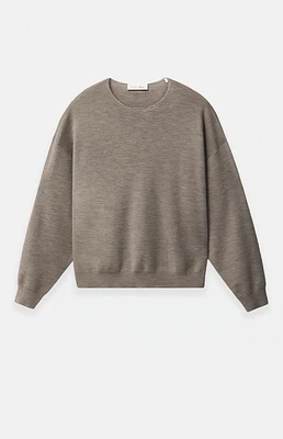 Fear of God Essentials Homestead Heather Merino Wool Crew Neck Sweater