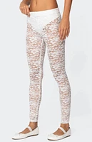 Edikted Sheer Lace Leggings