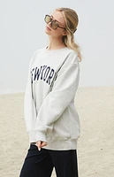 John Galt New York Embroidered Erica Crew Neck Sweatshirt