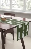 Green Trees Table Runner