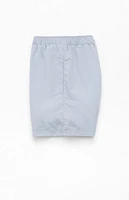 Pacsun Gray Baggy 4.5" Swim Trunks