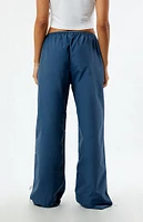 PacSun Navy Wide Leg Track Pants