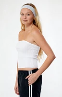 LA Hearts Longline Sweater Tube Top