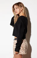 LA Hearts Iris Cropped Sweater