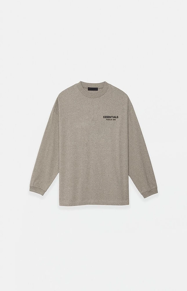 Fear of God Essentials Kids Heather Grey Long Sleeve T-Shirt