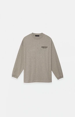 Fear of God Essentials Kids Heather Grey Long Sleeve T-Shirt