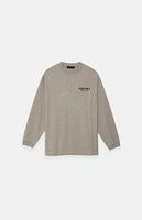 Fear of God Essentials Kids Heather Grey Long Sleeve T-Shirt