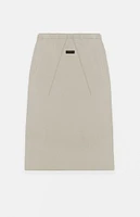 Fear of God Essentials Women's Seal Reverse Fleece Long Skirt