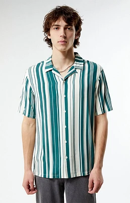 PacSun Dillon Striped Camp Shirt