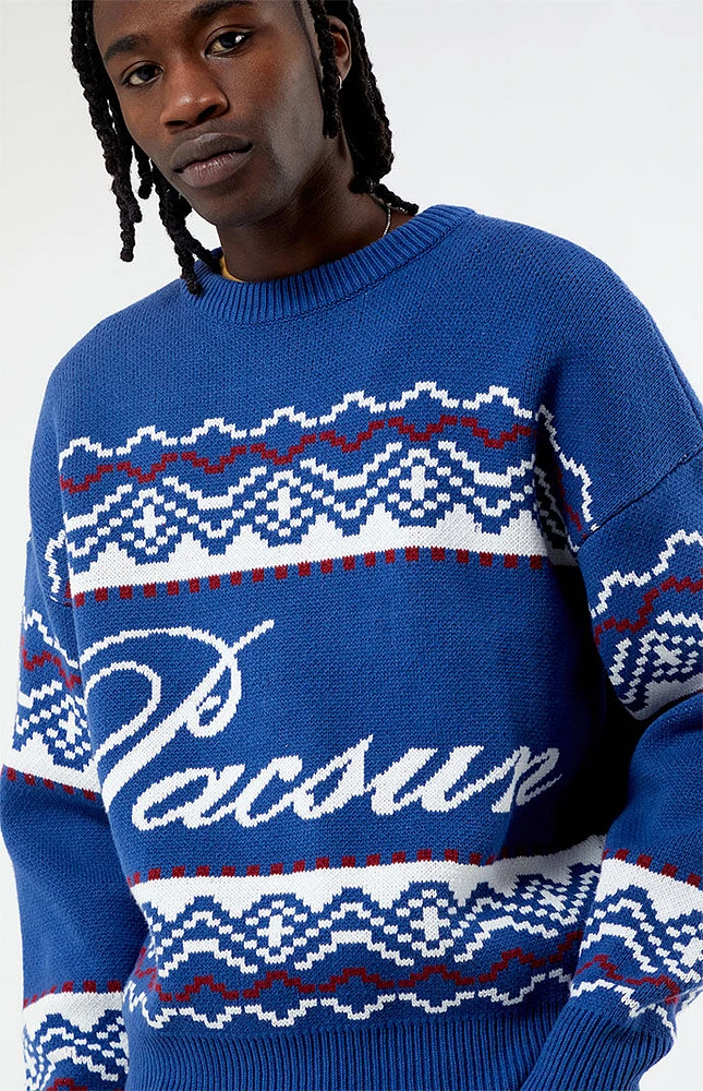 PacSun Fairisle Crew Sweater