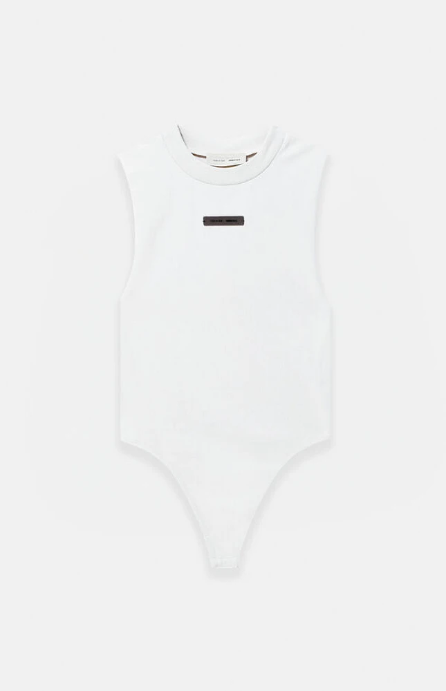 Fear of God Essentials Women's Cloud White Tri-Blend Bodysuit