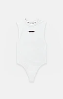 Fear of God Essentials Women's Cloud White Tri-Blend Bodysuit
