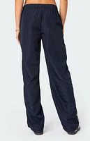 Edikted Remy Bow Ribbon Track Pants