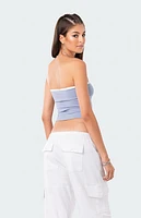 Edikted Colby Belted Tube Top