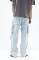 PacSun Light Indigo Baggy Cargo Jeans