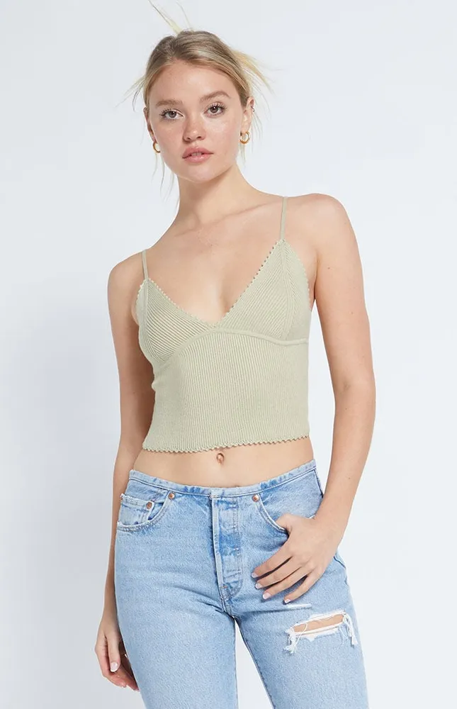 LA Hearts Hanna Cropped Tank Top