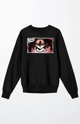 Shaman King Yoh Close Up Crew Neck Sweatshirt