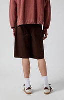 PacSun Brown Extreme Baggy Shorts