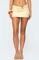 Edikted Billey Metal Ring Mini Skirt