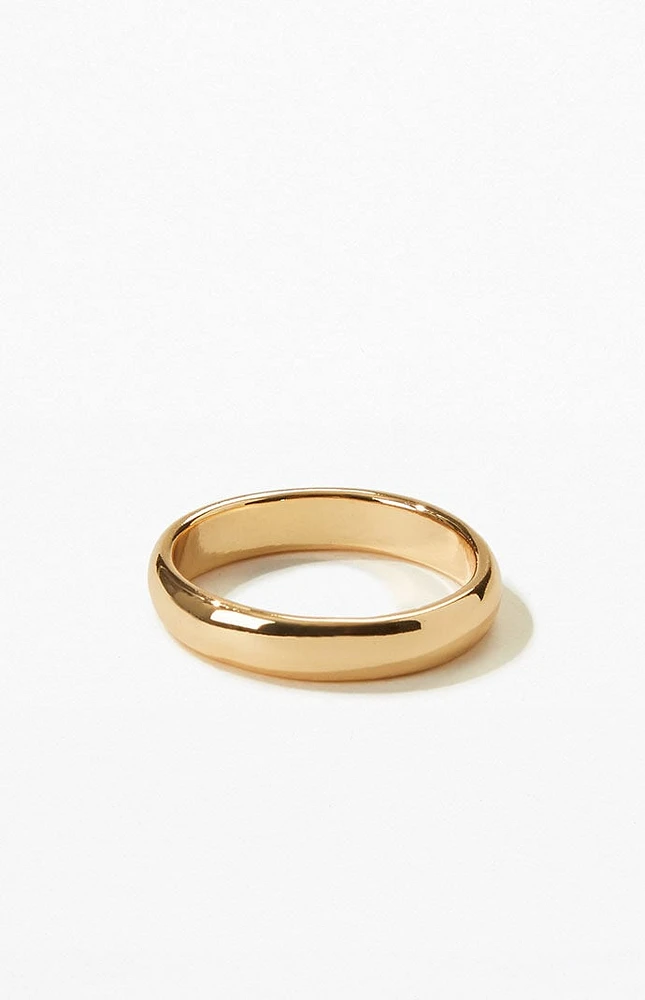 PacSun Smooth Gold Ring