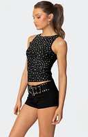 Edikted Alexandra Studded Top