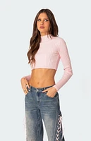 Edikted Dolly Knitted Crop Top