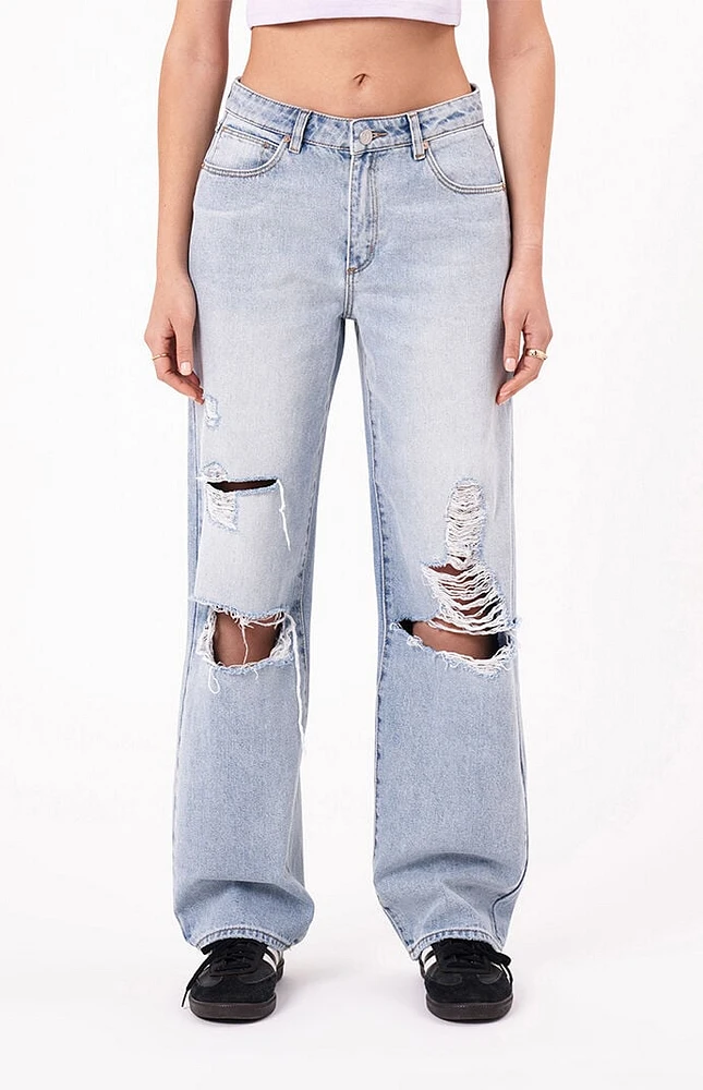 ABRAND 95 Luca Rip Low Rise Baggy Jeans