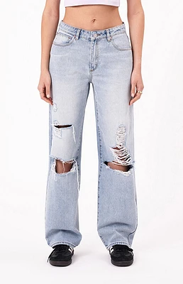 ABRAND 95 Luca Rip Low Rise Baggy Jeans