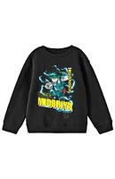 Kids My Hero Academia Izuku Midoriya Crew Neck Sweatshirt