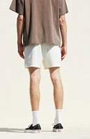 PacSun Cream Ribbed Shorts