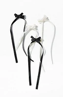 LA Hearts 4 Pack Mini Bow Clips