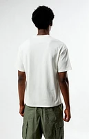Pacsun Cream Textured T-Shirt