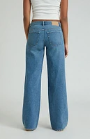 PacSun Casey Medium Indigo Low Rise Baggy Jeans