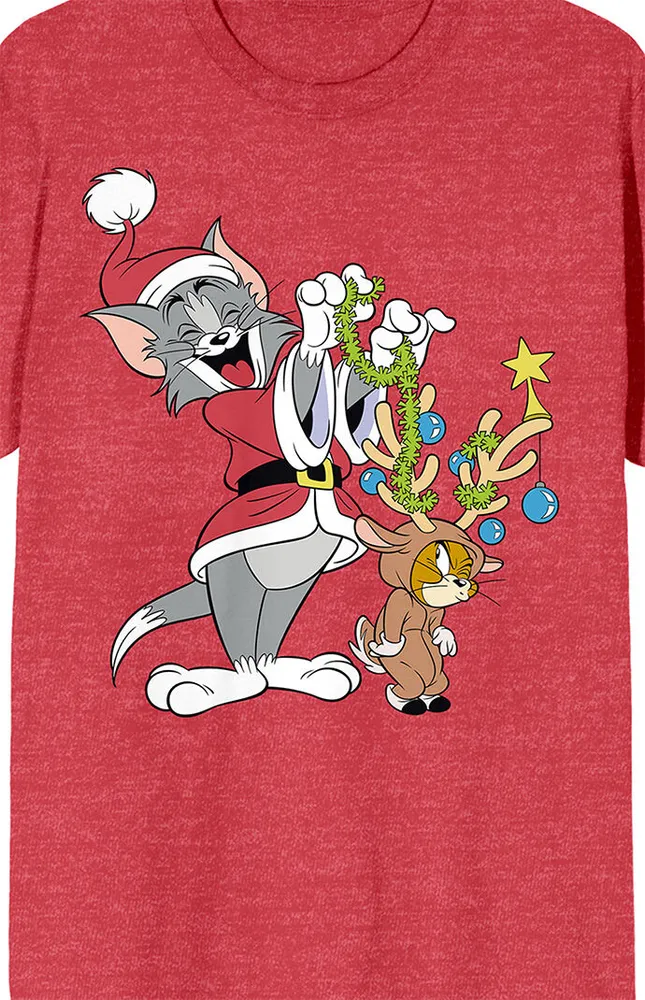 Tom & Jerry Santa T-Shirt