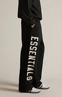 Fear of God Essentials Black Fleece Relaxed Sweatpants